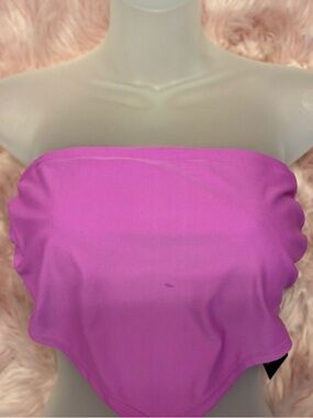 wild fable purple-pink D/DD Bandeau Top